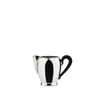 Alessi-Bombà© Milk jug in polished 18/10 stainless steel with bakelite handle
